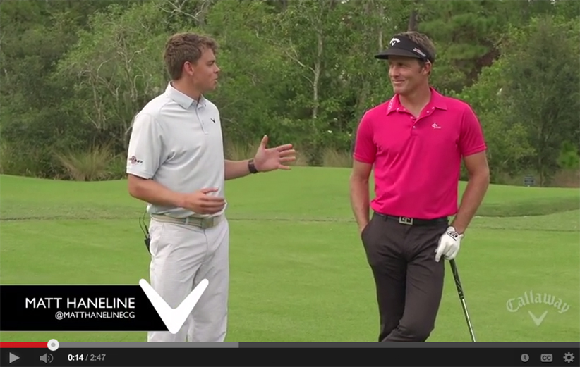 Content marketing example - Callaway Youtube
