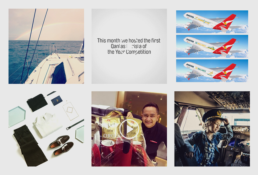 Content marketing example - QANTAS on Instagram